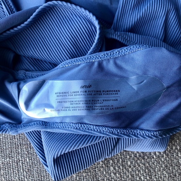 🆕 Aerie ribbed knot one piece swim suit 💙 - Picture 6 of 11